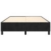 vidaXL Boxspringbettgestell Schwarz 140x190 cm Samt
