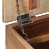 vidaXL Truhe 57x30x30 cm Massivholz