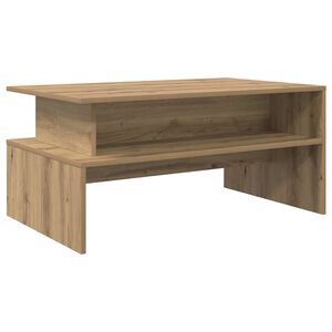 vidaXL Couchtisch Artisan-Eiche 90 x 55 x 42,5 cm Holzwerkstoff