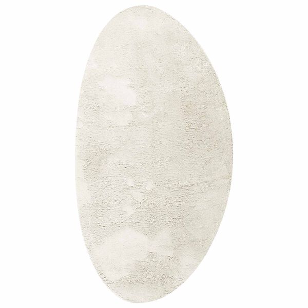 vidaXL Bereichsteppiche HUARTE Creme 80 x 150 cm Polyester