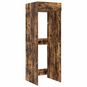 vidaXL Waschmaschinen-Schrank mit T&uuml;r R&auml;uchereiche 67,5 x 68 x 200 cm