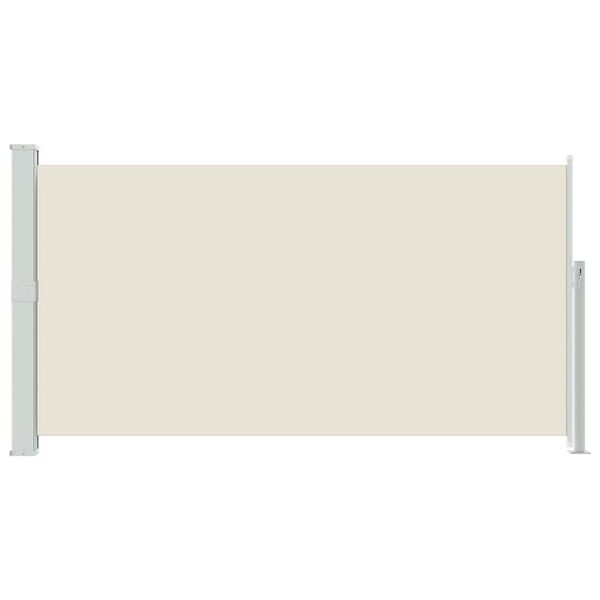 vidaXL Ausziehbare Seitenmarkise 170&times;300 cm Creme
