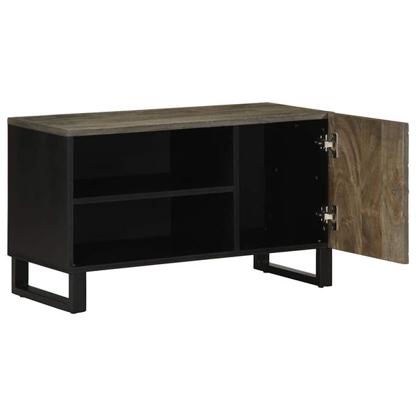 vidaXL TV-Schrank 80x33x46 cm Massivholz Mango