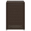 vidaXL Propan-Tank-Verstecktisch Braun 40x40x60 cm Poly Rattan
