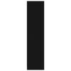 vidaXL Kleiderschrank mit Schubladen Schwarz 50x50x200cm Holzwerkstoff
