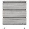 vidaXL Sideboard Grau Sonoma 60x35x70 cm Holzwerkstoff