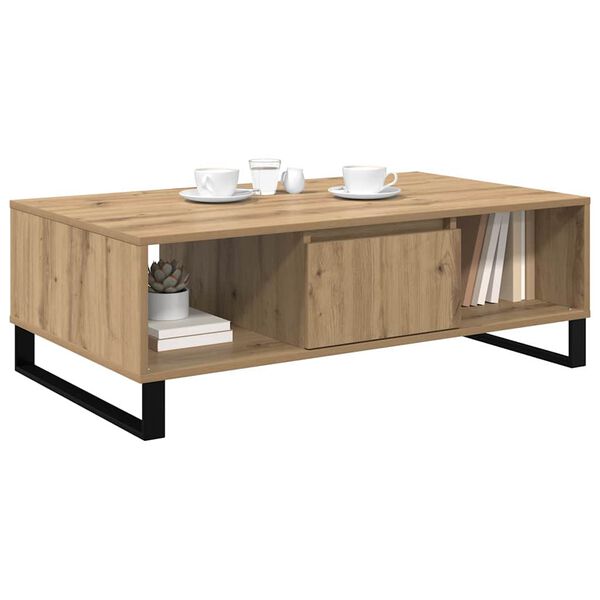 vidaXL Couchtisch Artisan-Eiche 104 x 60 x 35 cm Holzwerkstoff