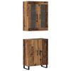 vidaXL Highboard 2 stk. Altholz 69,5 x 34 x 180 cm Holzwerkstoff