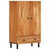 vidaXL Highboard 60x33x100 cm Massivholz Akazie
