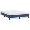 vidaXL Bettgestell ohne Matratze Blau 140x190 cm Stoff