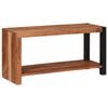 vidaXL B&uuml;cherregal Braun 80 x 30 x 40 cm Massivholz Akazie