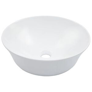 vidaXL Waschbecken 41 x 12,5 cm Keramik Wei&szlig;