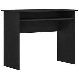 vidaXL Schreibtisch Schwarz Eichen-Optik 90x50x74 cm Holzwerkstoff