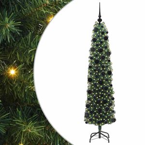 vidaXL K&uuml;nstlicher Weihnachtsbaum mit 300 LEDs mit St&auml;nder Gr&uuml;n 180 cm
