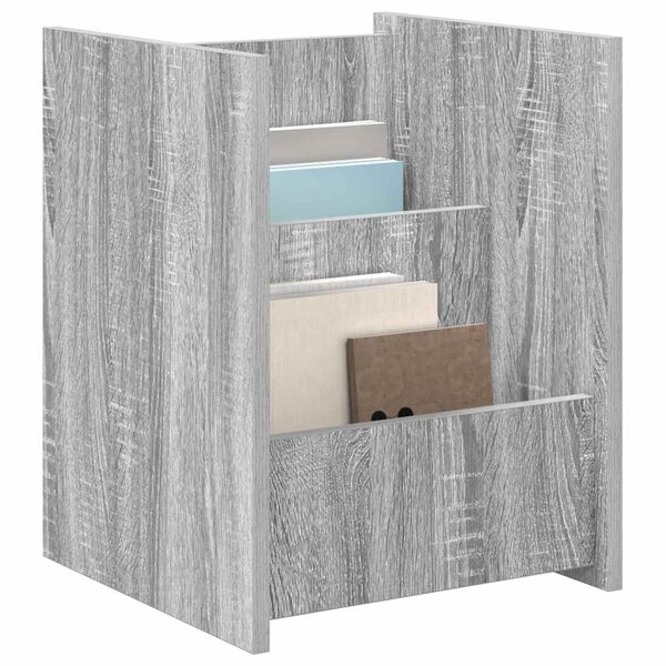 vidaXL Magazinregal Graues Sonoma 35 x 35 x 45 cm Holzwerkstoff