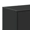 vidaXL TV-Schrank Schwarz 100x35x50 cm Holzwerkstoff und Metall