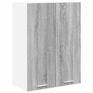 vidaXL H&auml;ngeschrank Graues Sonoma 60 x 31 x 80 cm Holzwerkstoff