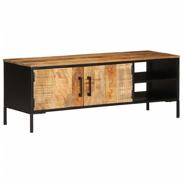 vidaXL TV-Schrank 110x35x40 cm Massivholz Mango