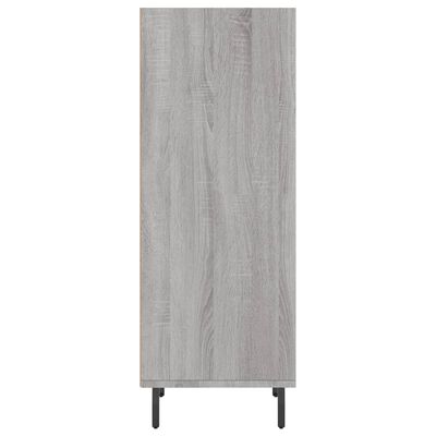 vidaXL Sideboard Grau Sonoma 34,5x32,5x90 cm Holzwerkstoff