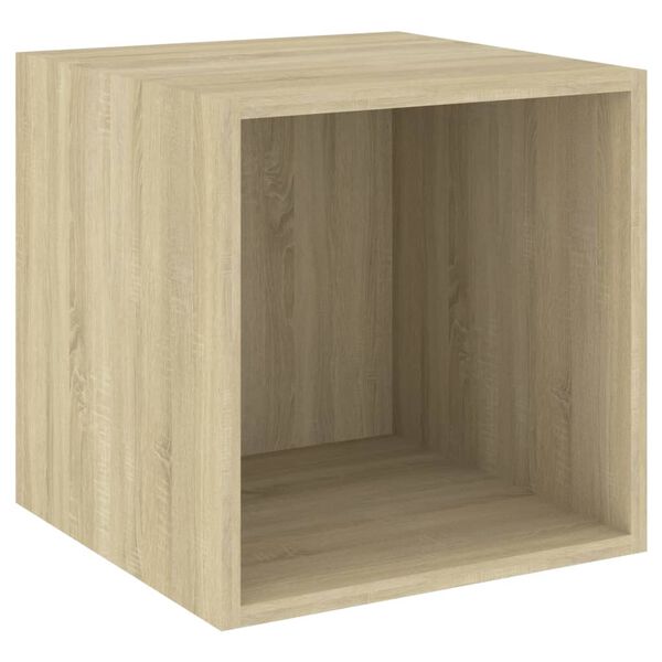 vidaXL 5-tlg. TV-Schrank-Set Sonoma-Eiche Holzwerkstoff