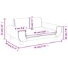 vidaXL Kindersofa Hellgrau 70x45x33 cm Samt
