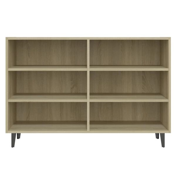 vidaXL Sideboard Sonoma-Eiche 103,5x35x70 cm Holzwerkstoff