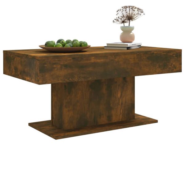 vidaXL Couchtisch Räuchereiche 96x50x45 cm Holzwerkstoff