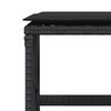 vidaXL 13-tlg. Garten-Essgruppe mit Kissen Schwarz Poly Rattan