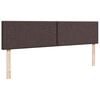 vidaXL Ottoman-Bett mit Matratze Dunkelbraun 200x200 cm Stoff