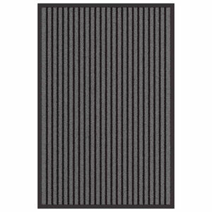vidaXL Fu&szlig;matte Schwarz 60 x 90 cm Polypropylen