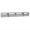 vidaXL TV-Schrank mit LED-Leuchten Grau Sonoma 270x35x40 cm