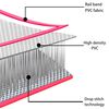 vidaXL Aufblasbare Gymnastikmatte mit Pumpe 400x100x10 cm PVC Rosa