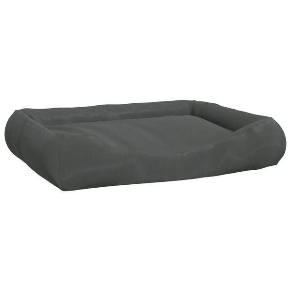vidaXL Hundebett mit Kissen Dunkelgrau 89x75x19 cm Oxford-Gewebe