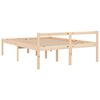 vidaXL Seniorenbett 150x200 cm Massivholz Kiefer