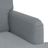 vidaXL Sofa Hellgrau Gesamtabmessungen: 201 x 80 x 85 cm (B x T x H)