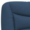 vidaXL Bett mit Matratze "Hvar" Blau 180x200 cm Stoff