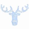 vidaXL Rentierkopf mit 140 LEDs Kaltweiß 68 x 36,5 x 62,5 cm Acryl