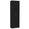 vidaXL B&uuml;roschrank Schwarz 60x32x190 cm Holzwerkstoff