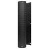 vidaXL Balkonsichtschutz mit &Ouml;sen 400 x 80 cm Poly-Rattan Schwarz