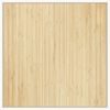 vidaXL Teppich Quadratisch Hell Natur 100x100 cm Bambus