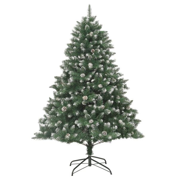 vidaXL Künstlicher Weihnachtsbaum mit Ständer 210 cm PVC