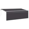 vidaXL Einziehbare Markise Anthrazit 400 x 200 cm