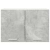 vidaXL H&auml;ngeschrank Betongrau und Wei&szlig; 60 x 31 x 40 cm Holzwerkstoff