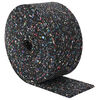 vidaXL Gummi-Granulat-Rolle Schwarz 1000 x 12 x 0,3 cm Gummi