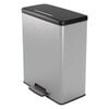 Curver Duo Tretm&uuml;lleimer Deco 26L+26L Silbern