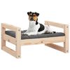 vidaXL Hundebett 55,5x45,5x28 cm Massivholz Kiefer