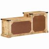 vidaXL Bank Braun 110 x 35 x 50 cm Massives Mango-Holz