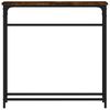 vidaXL Konsolentisch R&auml;uchereiche 75x19,5x75 cm Holzwerkstoff