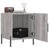 vidaXL Nachttische 2 Stk. Grau Sonoma 40x40x50 cm Holzwerkstoff