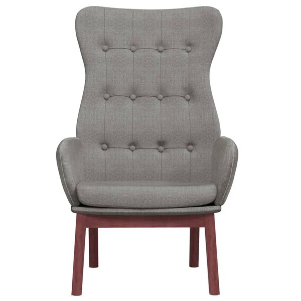 vidaXL Relaxsessel Hellgrau Stoff